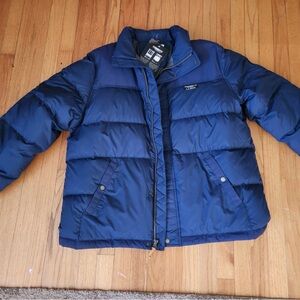 L.L. Bean Navy Blue Mountain Classic Down Jacket